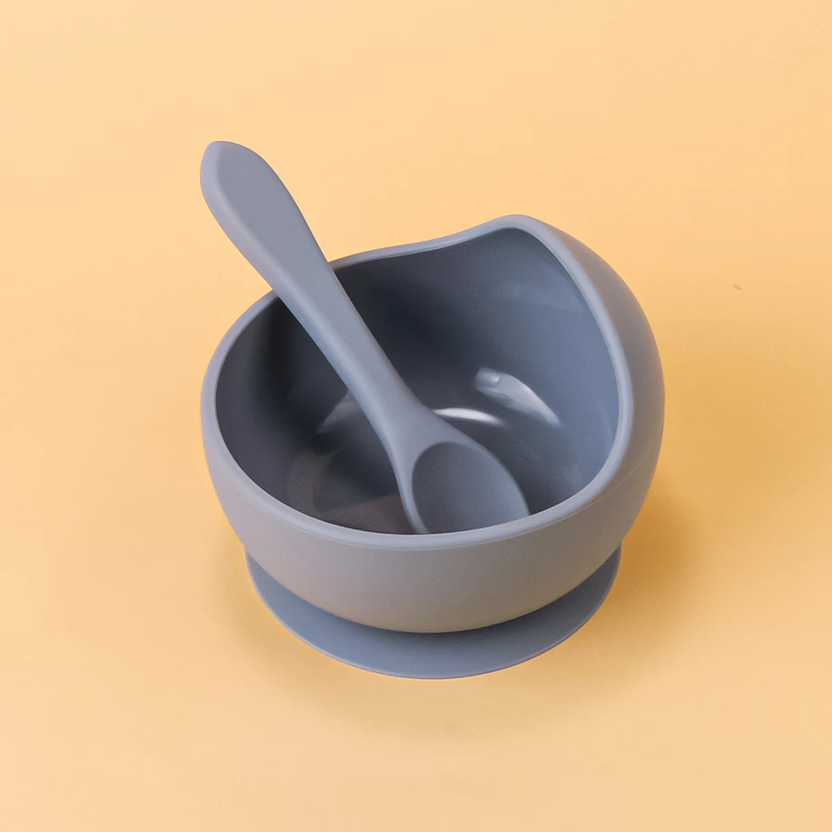 2PC Silicone Sucker Bowl Feeding Tableware for Infants