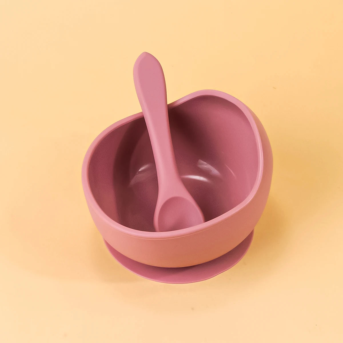 2PC Silicone Sucker Bowl Feeding Tableware for Infants