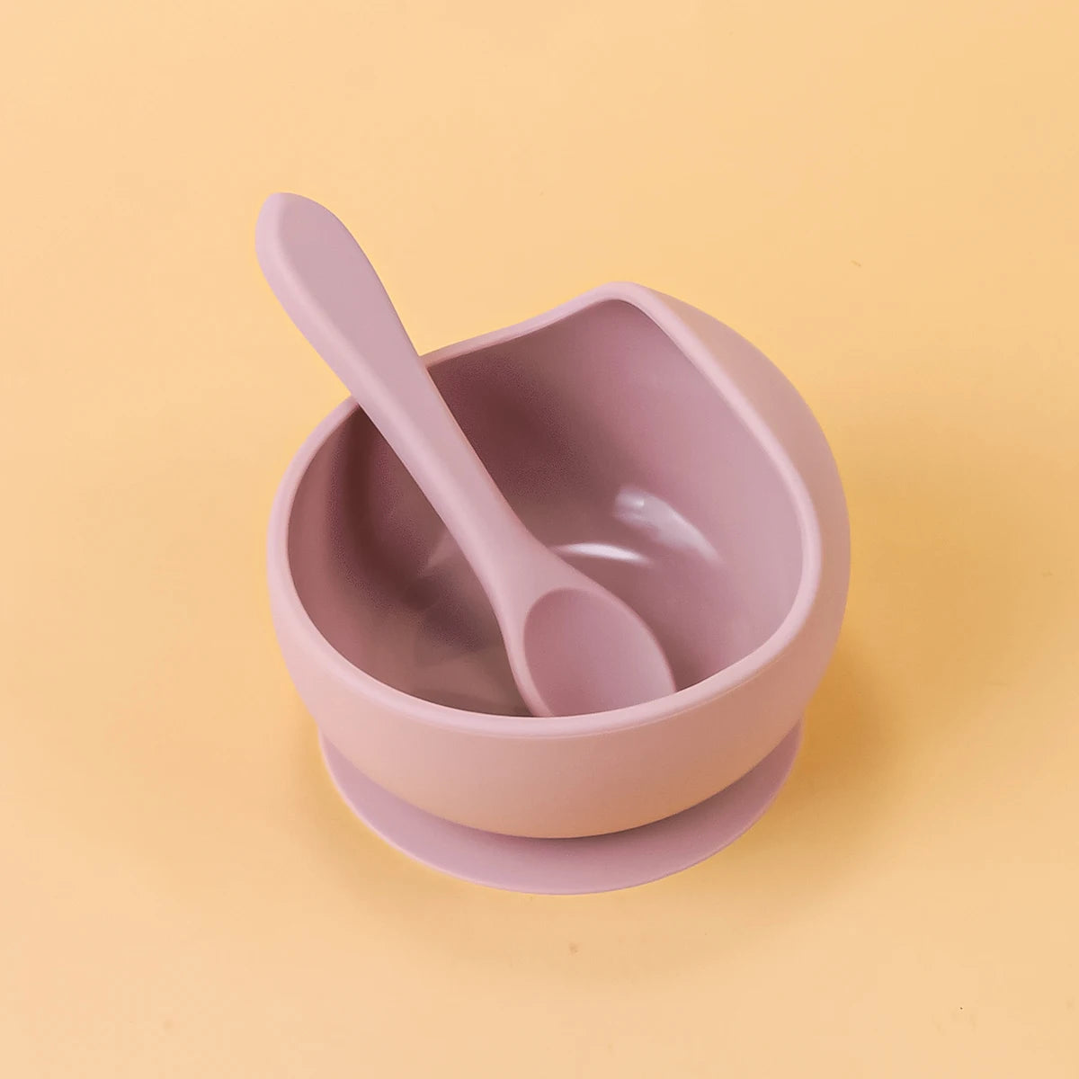 2PC Silicone Sucker Bowl Feeding Tableware for Infants