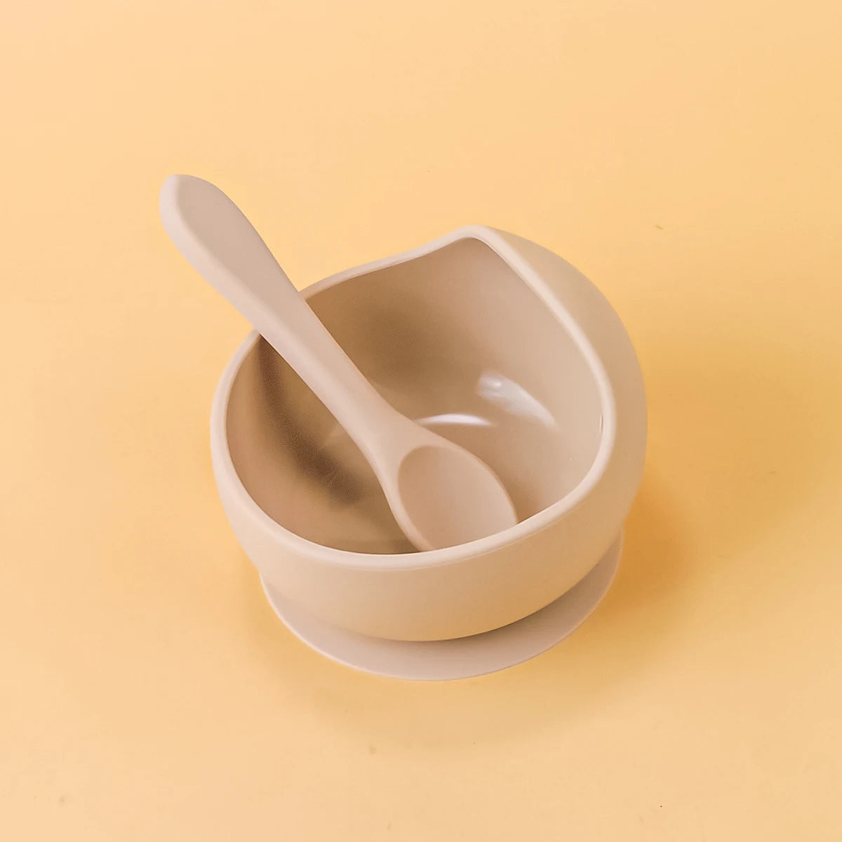 2PC Silicone Sucker Bowl Feeding Tableware for Infants