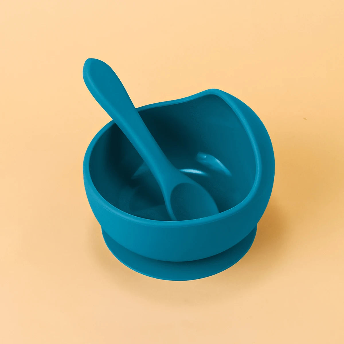 2PC Silicone Sucker Bowl Feeding Tableware for Infants