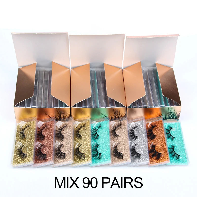 Eye Lashes Wholesale 6D Mink Lashes Natural Faux Cils
