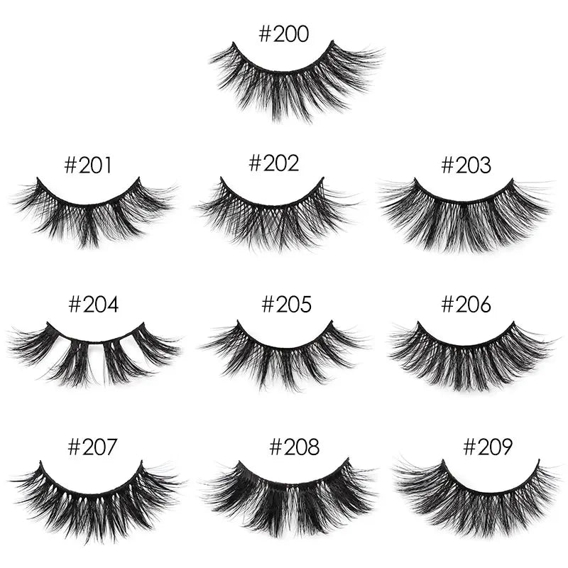Eye Lashes Wholesale 6D Mink Lashes Natural Faux Cils