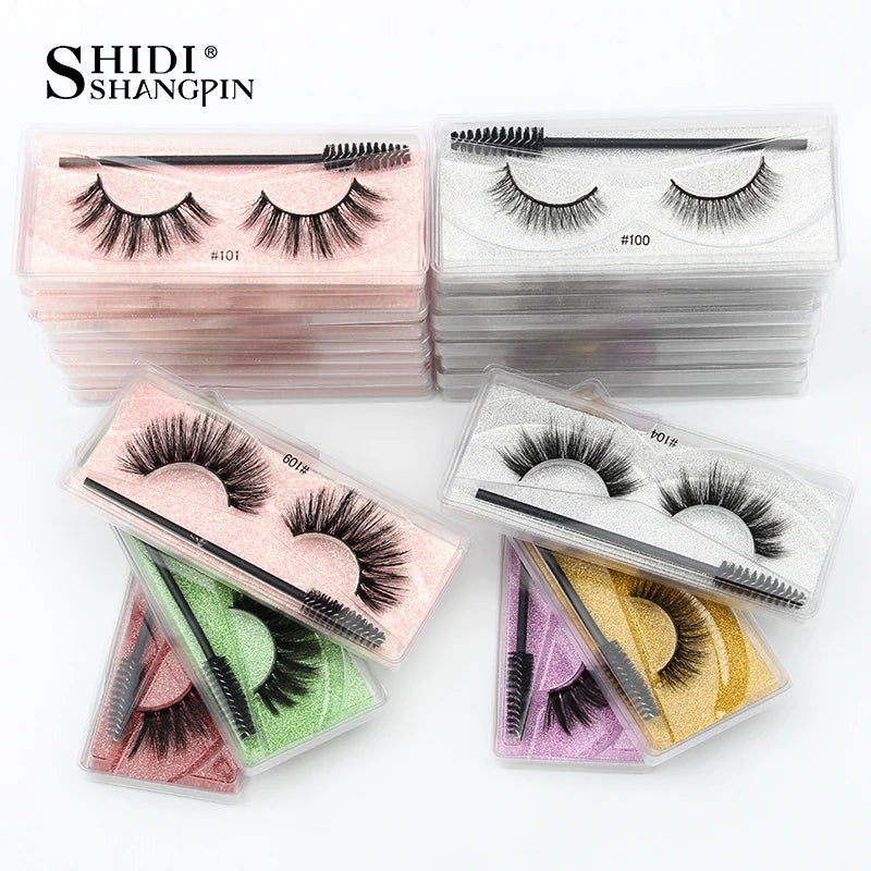 Mink Eyelashes Wholesale 5/30/100 Pairs 3D Mink Lashes