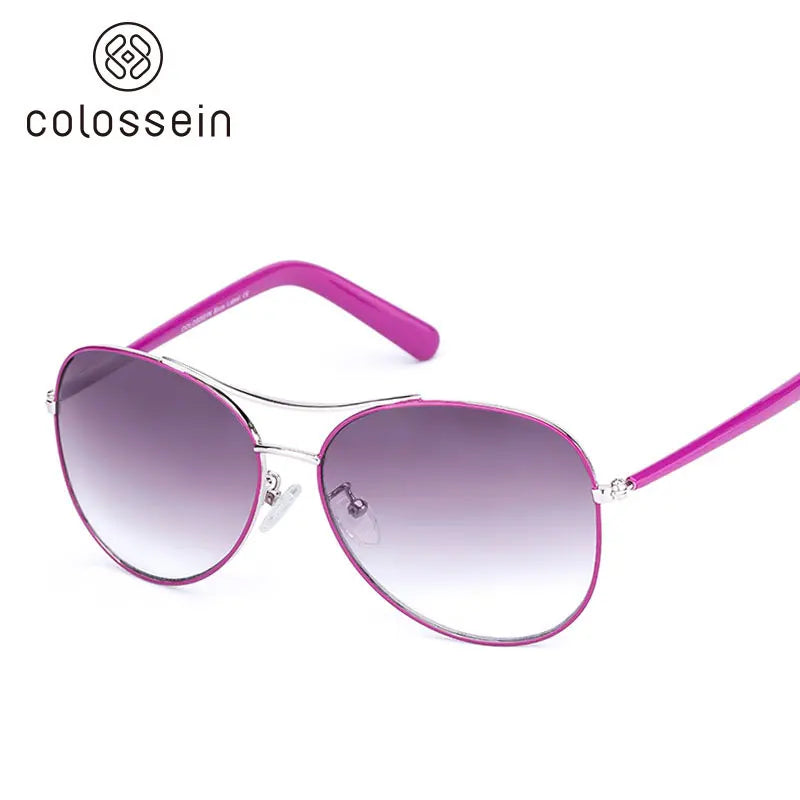 Colossein Luxury Vintage Sunglasses for Women Ultralight Driving Pilot Sunglasses for Men Gold Frame UV400 Eyewear
