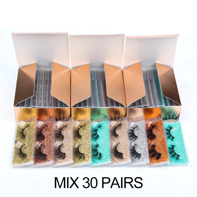 Eye Lashes Wholesale 6D Mink Lashes Natural Faux Cils