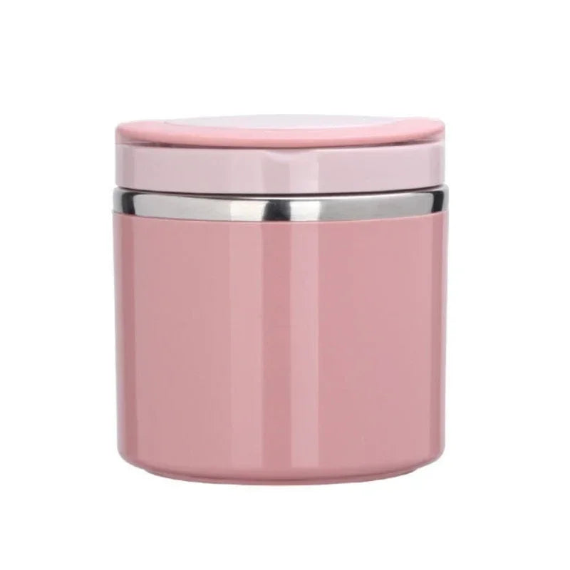 630 Milliliter and 1000 Milliliter Food Thermal Jar Insulated Soup Cup Thermos Containers Stainless Steel Lunch Box for School Children