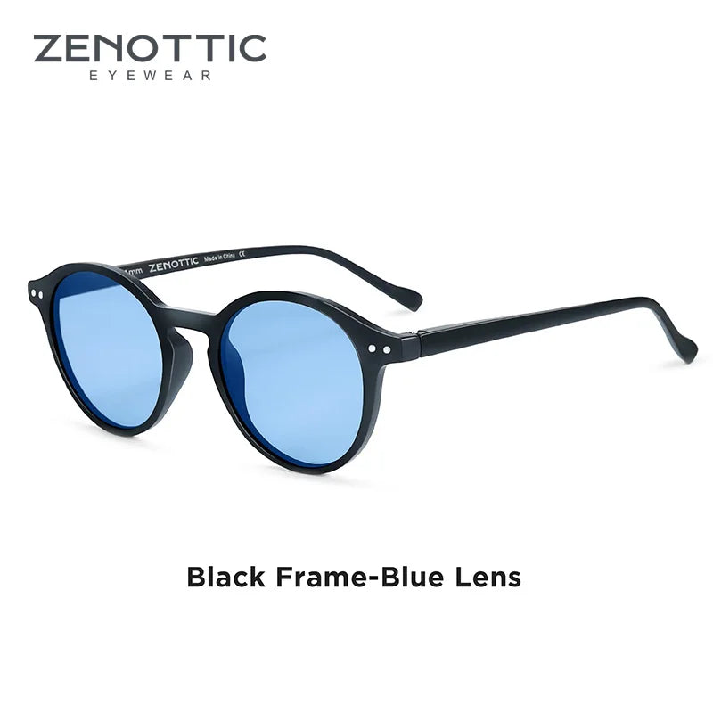 Zenottic Retro Circular Polarized Sunglasses S Size 2024 2025 for Men Women Vintage Small Round UV400 Goggles Shades