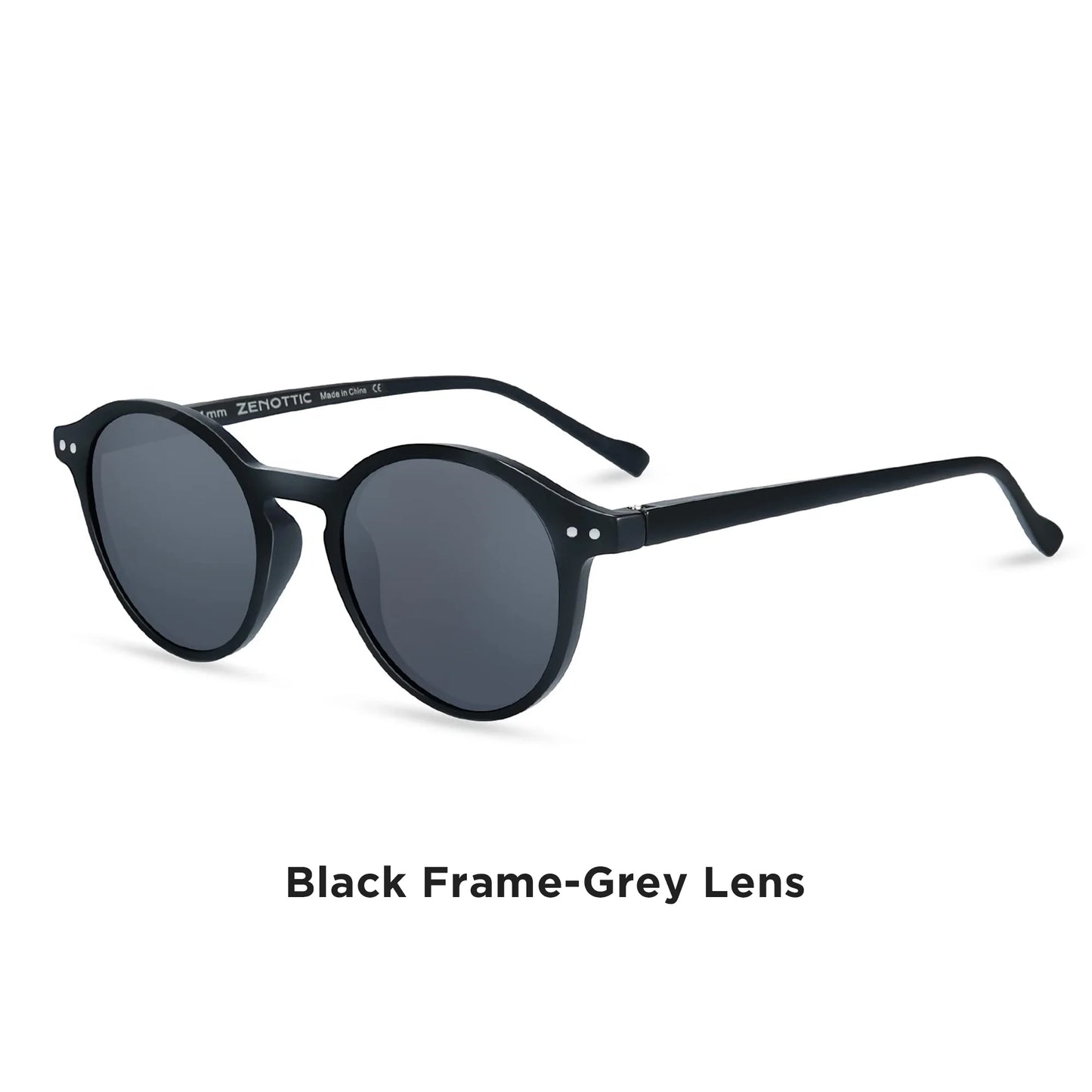 Zenottic Retro Circular Polarized Sunglasses S Size 2024 2025 for Men Women Vintage Small Round UV400 Goggles Shades