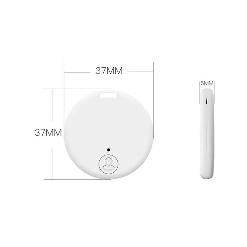 Mini GPS Locator Anti-Lost Alarm Smart Tag Bluetooth-Compatible Keychain Tracker for Dogs Pets and Children