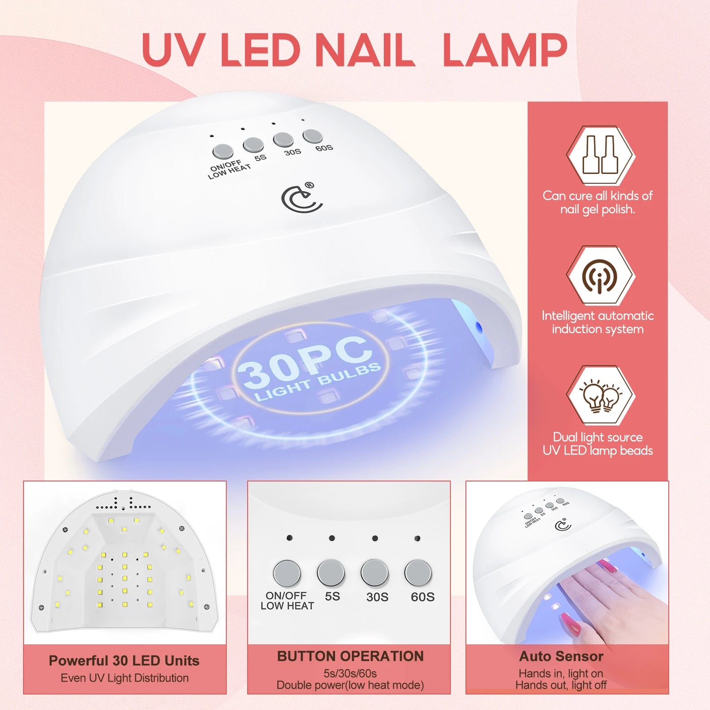 Peacecolor 16ML Poly Extension Gel Set with Nail Lamp Nail Drill Machine 30ML Slip Solution Base Top Coat Nail Art Stickers Tool
