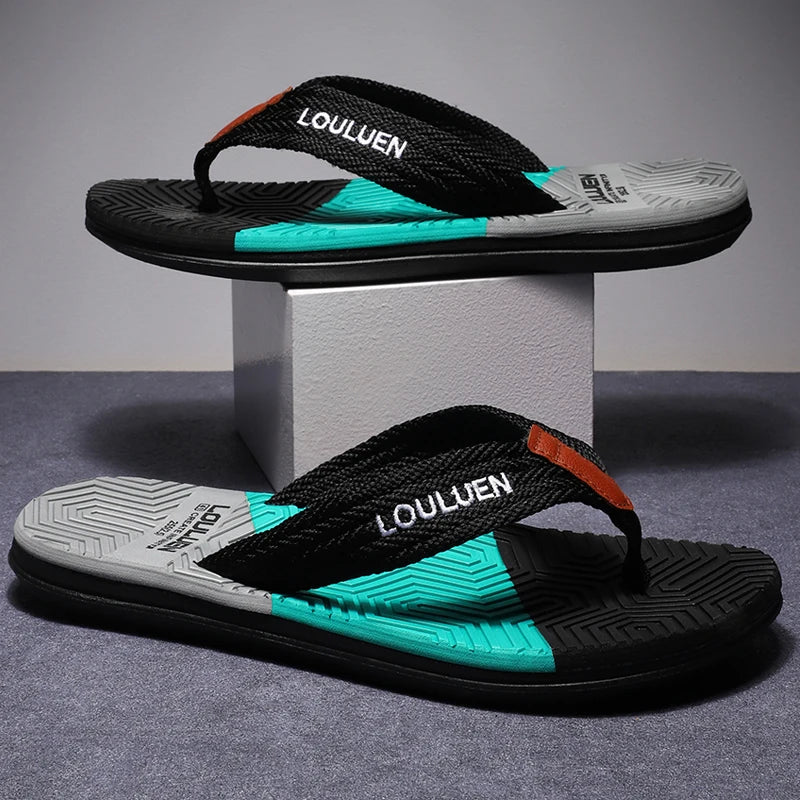 High Quality Men Flip Flops Summer Beach Casual Slippers Fashion Breathable Outdoor Footwear