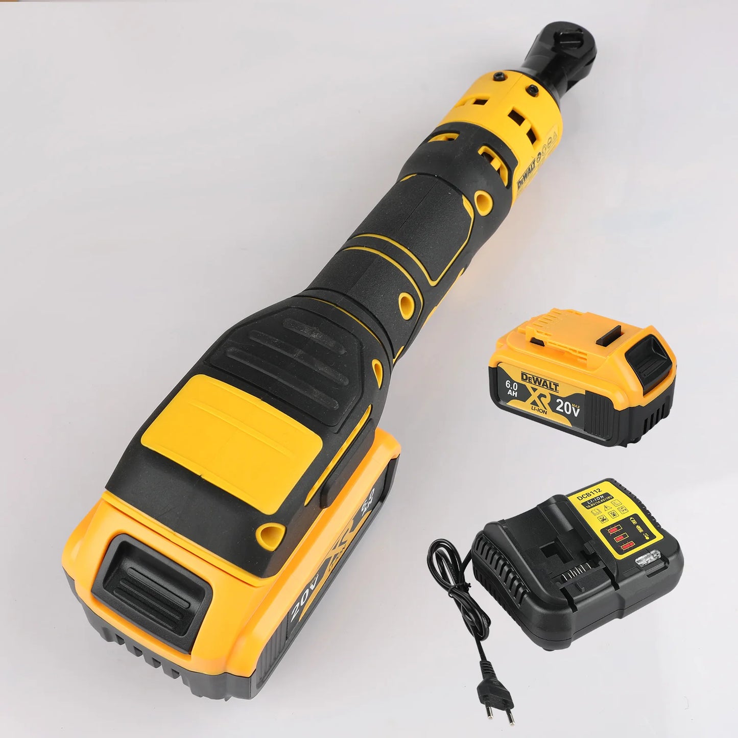 Dewalt 20V Brushless Motor Right Angle Wrench 512 95N High Torque 2500RPM Compact Ratchet for Car Maintenance