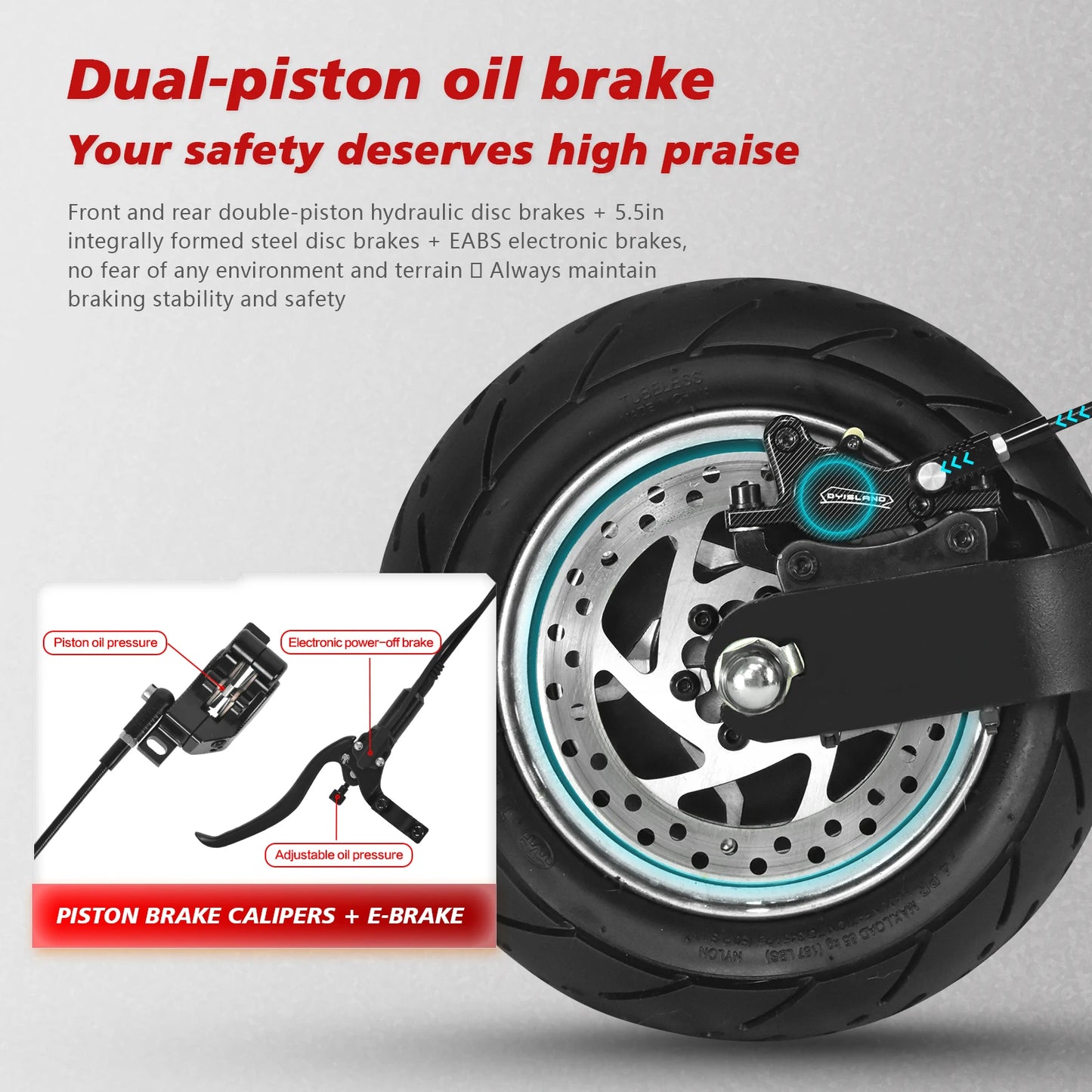 High Speed Off Road Electric Scooter 3200W Dual Motor Long Endurance Mileage Foldable Commuting E Scooter