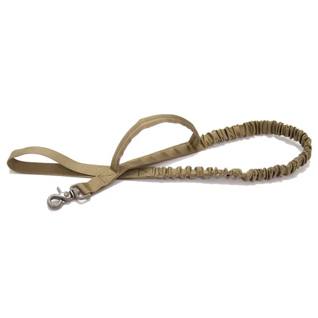 Tactical Dog Harness Leash Metal Buckle MOLLE Vest K9 Training