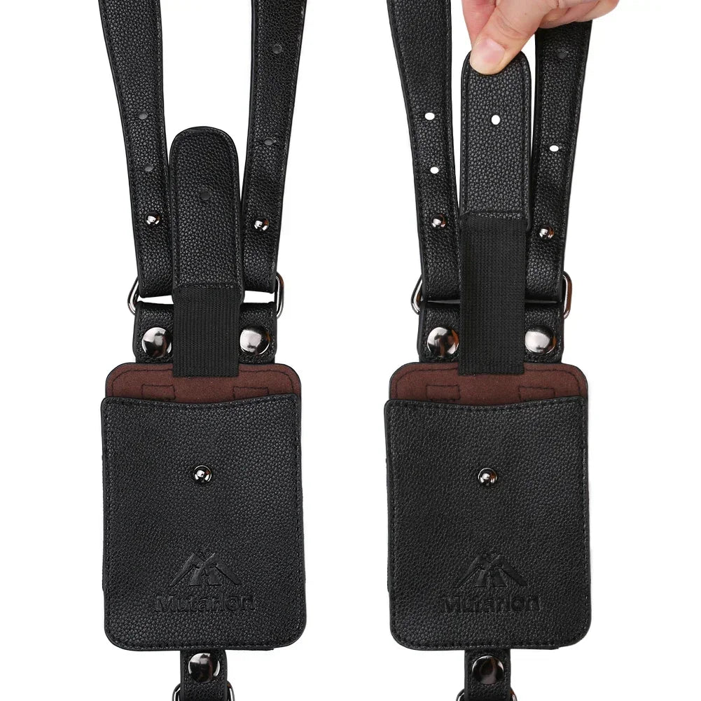 Portable Men Genuine Leather Anti Theft Hidden Underarm Bag Holster Phone Case Card Wallet Pocket Key Purse Travel Accessories