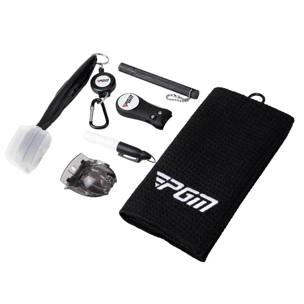 Golf Accessories Set Practical Portable Golfing Set Divot Repair Tool Golf Cleaning Kit Club Cleaning Brush for Men and Women