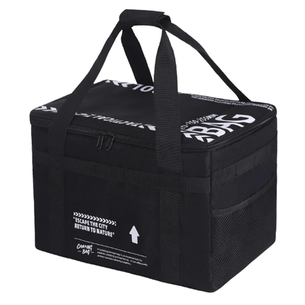 20 Liter Picnic Bag Cookware Storage Bag Portable Camping Storage Bag Large Capacity for Beach Picnic Road Trip Travel