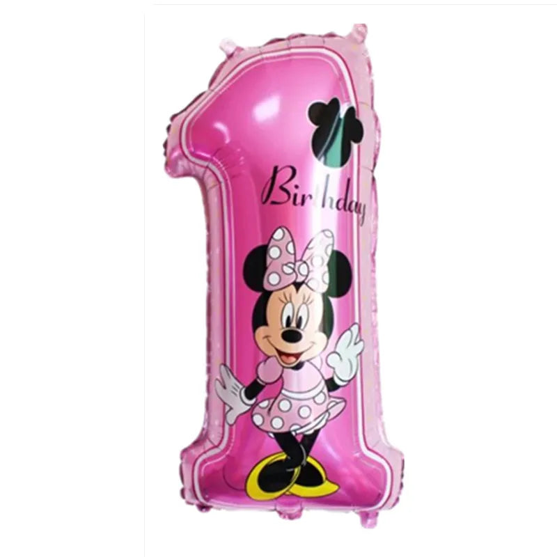 Minnie Mouse Birthday Party Decoration Girls Disposable Tableware Balloon Cups Plates Tablecloth Baby Shower Party Supplies