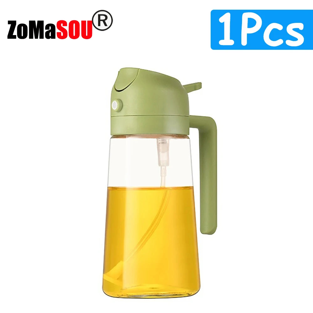 1-4Pc 2-in-1 Sprayer Pourer Oil Empty Bottle Dispenser
