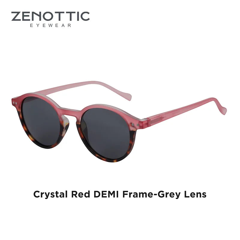 Zenottic Retro Circular Polarized Sunglasses S Size 2024 2025 for Men Women Vintage Small Round UV400 Goggles Shades