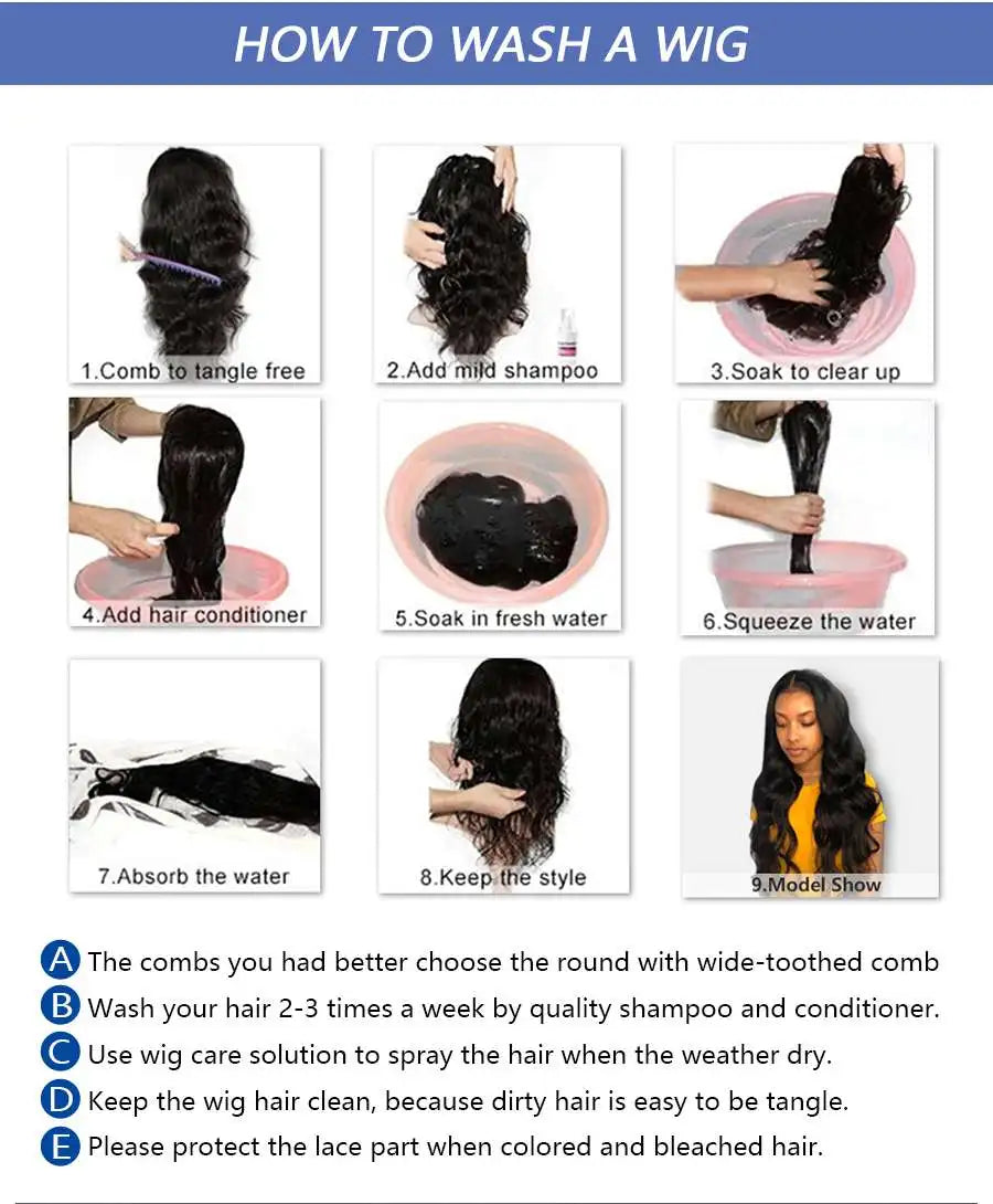 Brazilian Body Wave Human Hair Bundles with HD Lace Closures