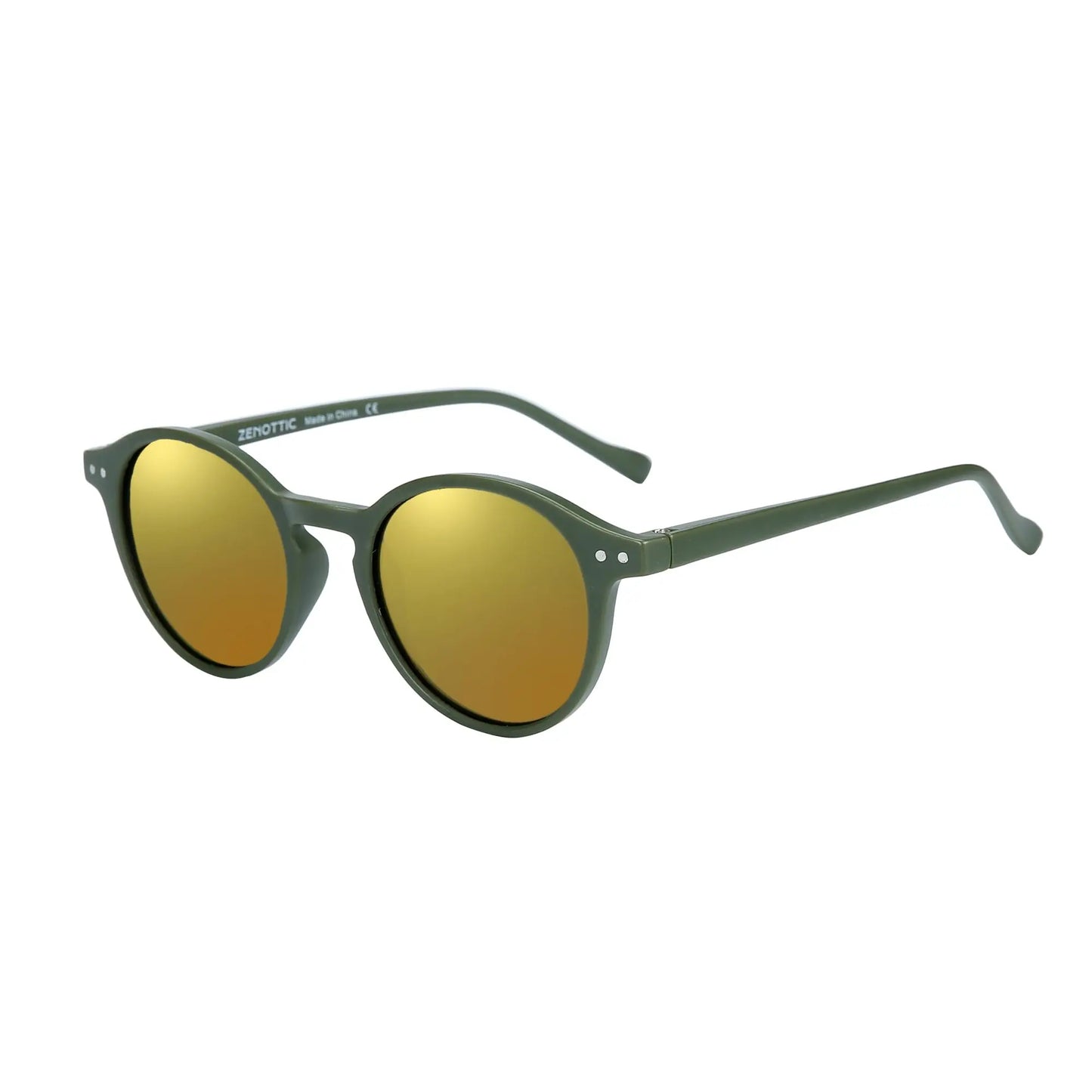Zenottic Retro Circular Polarized Sunglasses S Size 2024 2025 for Men Women Vintage Small Round UV400 Goggles Shades