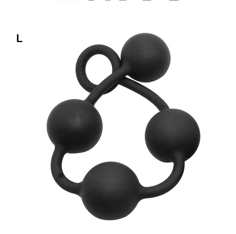 Silicone Anal Beads Butt Plug For Adults Erotic Masturbator
