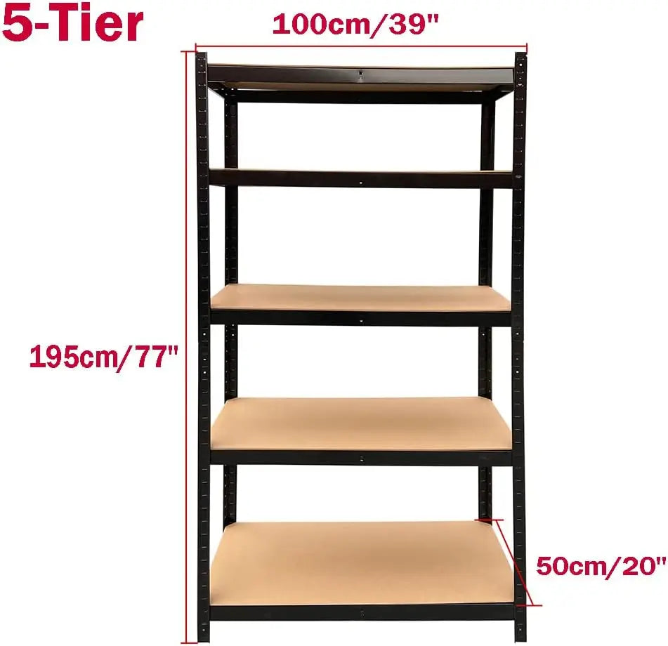 DayPlus Shelf 5 Tier Garage Shelving Heavy Duty Adjustable Storage