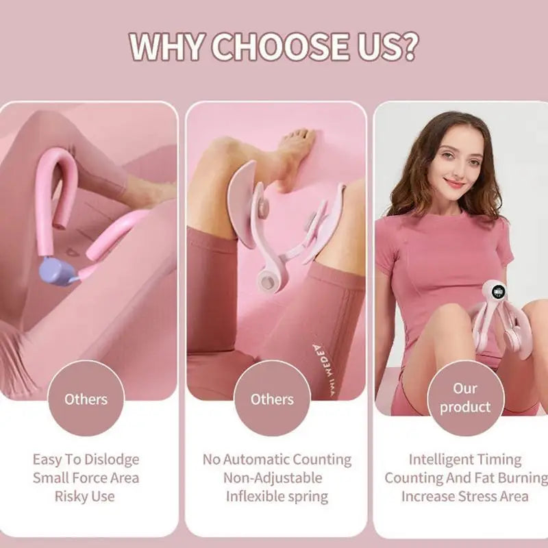 Yoga Leg Clamp Pelvic Floor Muscle Trainer Tool For Men Women