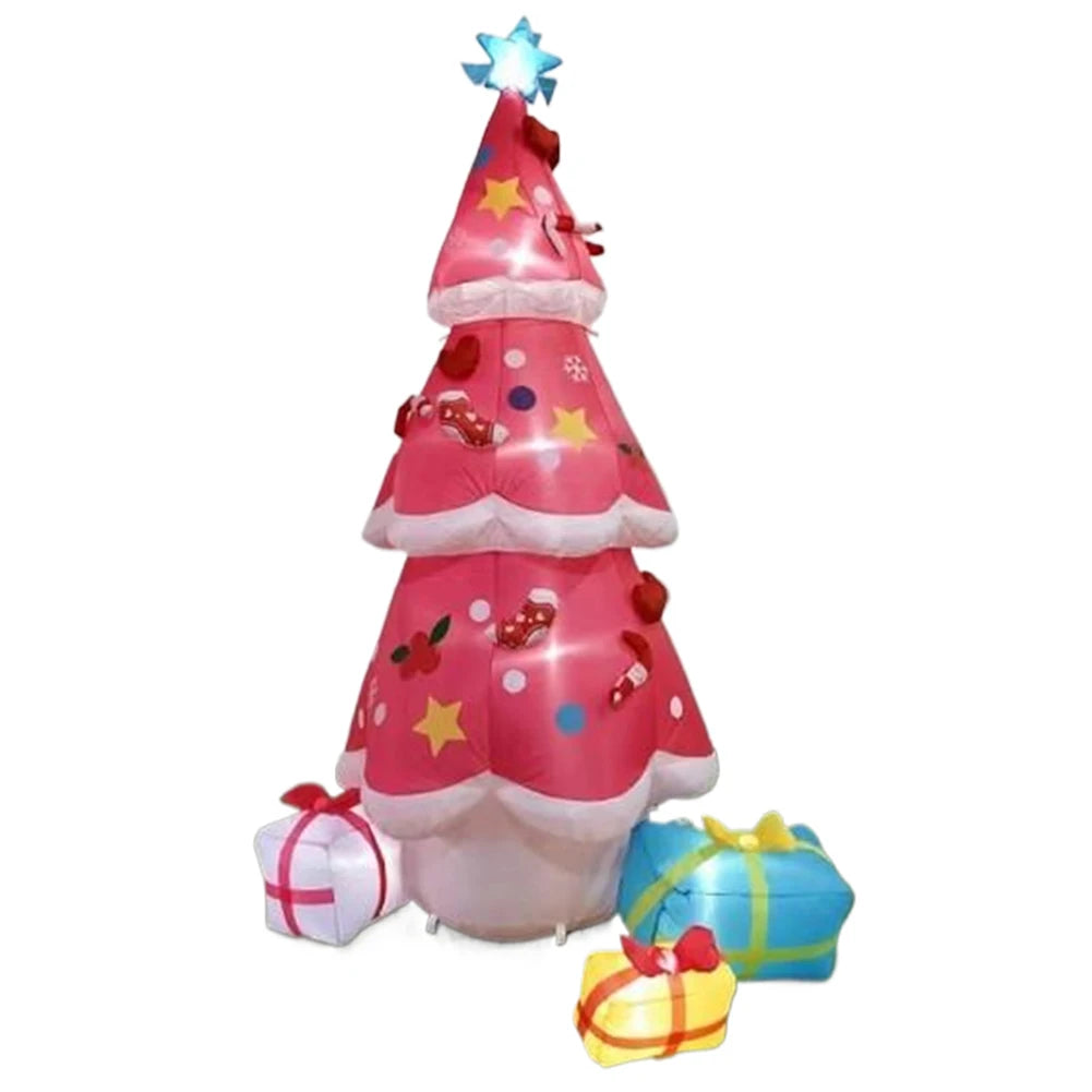 6.9ft Outdoor Inflatable Christmas Tree With Gift Boxes