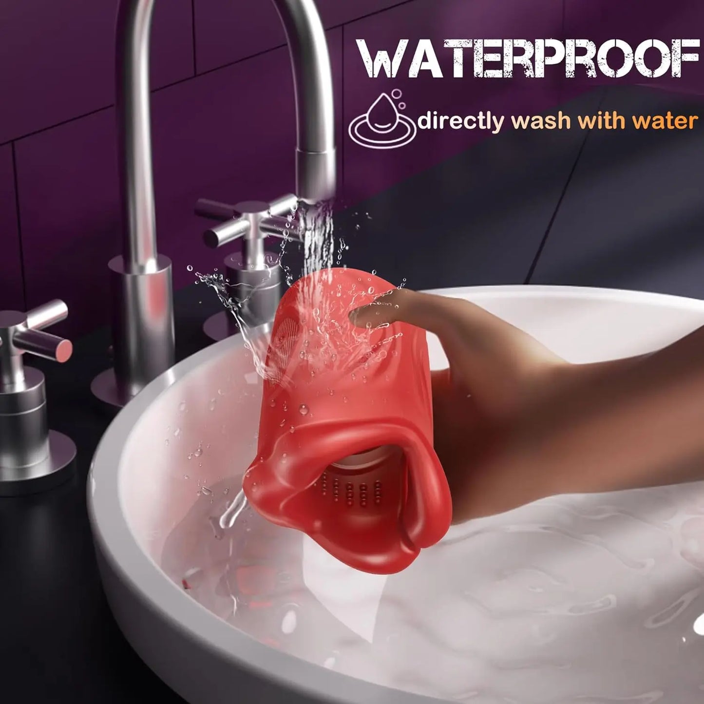 Amortoy Silicone Male Masturbator With 9 Vibration Modes