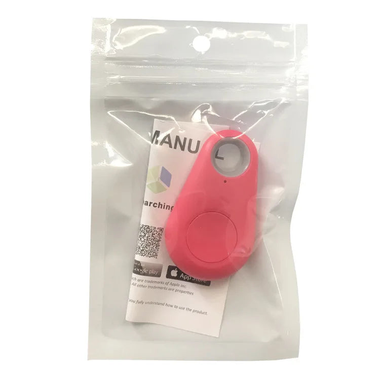 Mini GPS Locator Anti-Lost Alarm Smart Tag Bluetooth-Compatible Keychain Tracker for Dogs Pets and Children