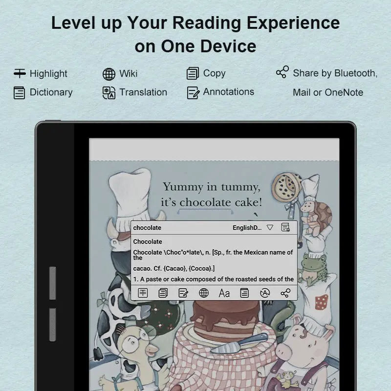 Bigme B751C 7 Inch Color E Ink Reader 128 GB Android 11 With Google Play