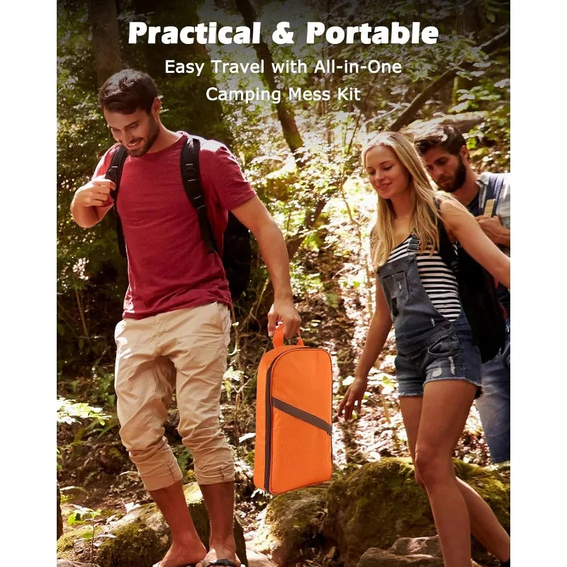 Camping Cooking Utensils Set - 33Pcs/45Pcs Camping Cooking Set Car Camping Essentials Gear for Camp Kitchen Cooking and Grilling