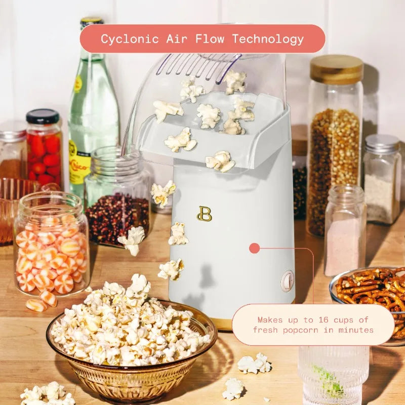 Drew Barrymore 16 Cup Hot Air Popcorn Maker White Icing