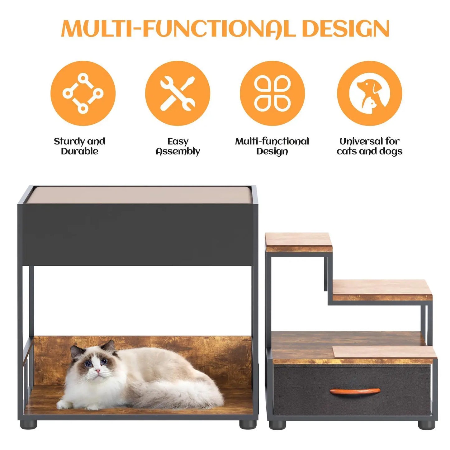 Pet Step Window Perch Bunk Beds Window Perch for Dogs