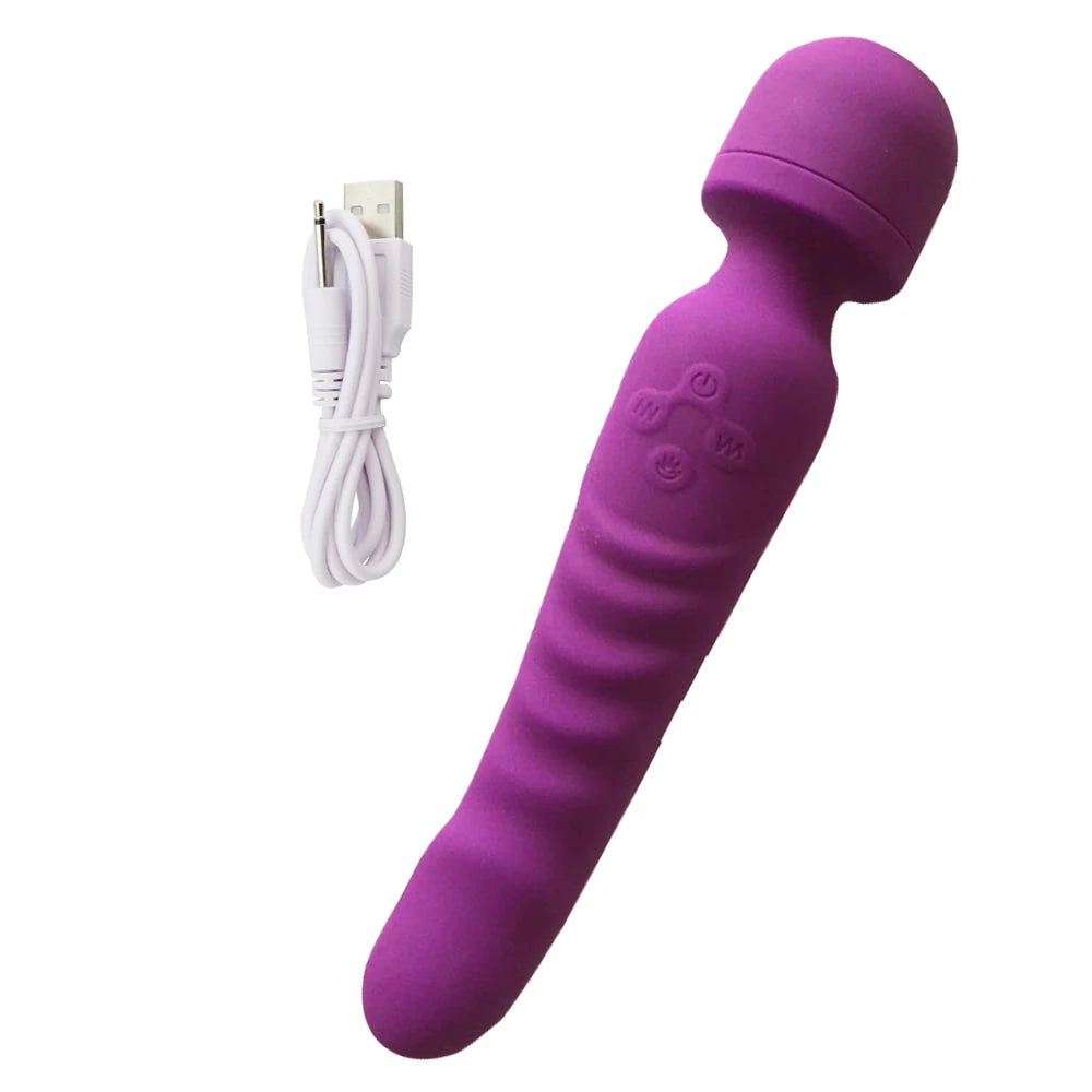 AV Magic Wand Vibrator for Women G Spot Massager Silicone