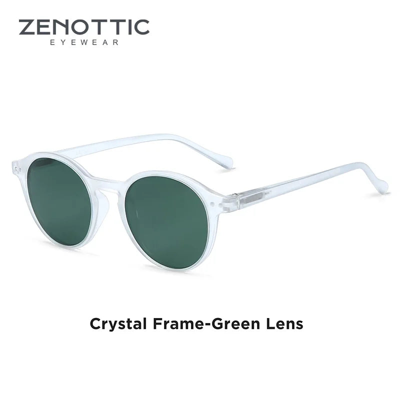 Zenottic Retro Circular Polarized Sunglasses S Size 2024 2025 for Men Women Vintage Small Round UV400 Goggles Shades