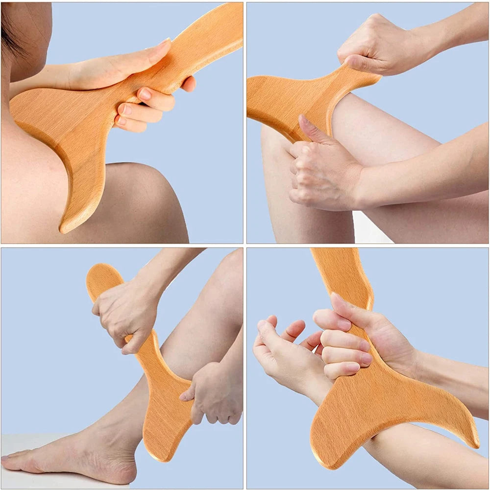 Wood Therapy Massage Tools Lymphatic Drainage Massager Body Sculpting Tools
