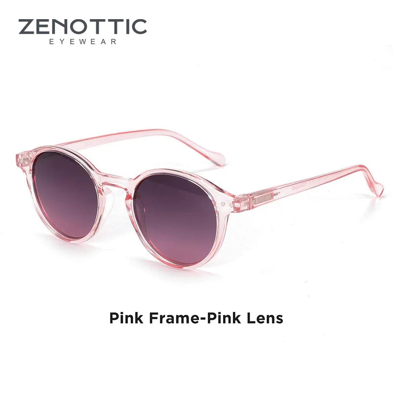 Zenottic Retro Circular Polarized Sunglasses S Size 2024 2025 for Men Women Vintage Small Round UV400 Goggles Shades