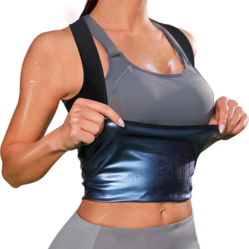 Women Sauna Tank Tops Sweat Body Shaper Vest Shapewear