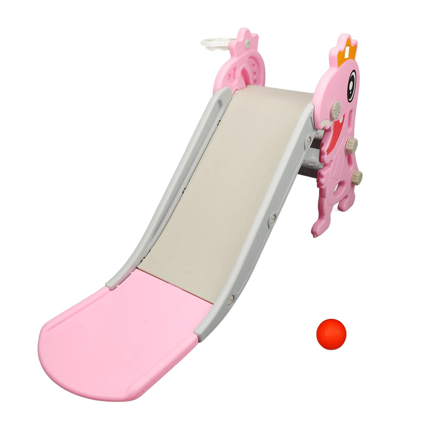 Indoor Slide for Kids Toddlers Age 1 To 8 Years Old Dinosaur Shape Non Slip Stairs
