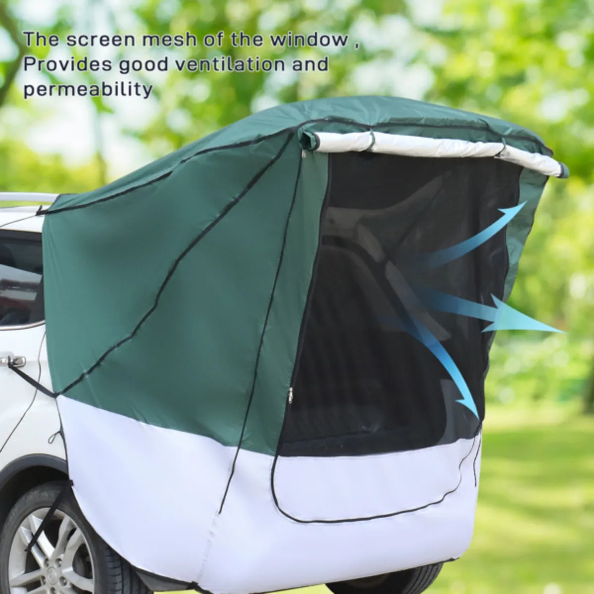 Camping Car Rear Tent Outdoor Car Trunk Tent With Canopy Extension Sunshine Proof Camping Equipment