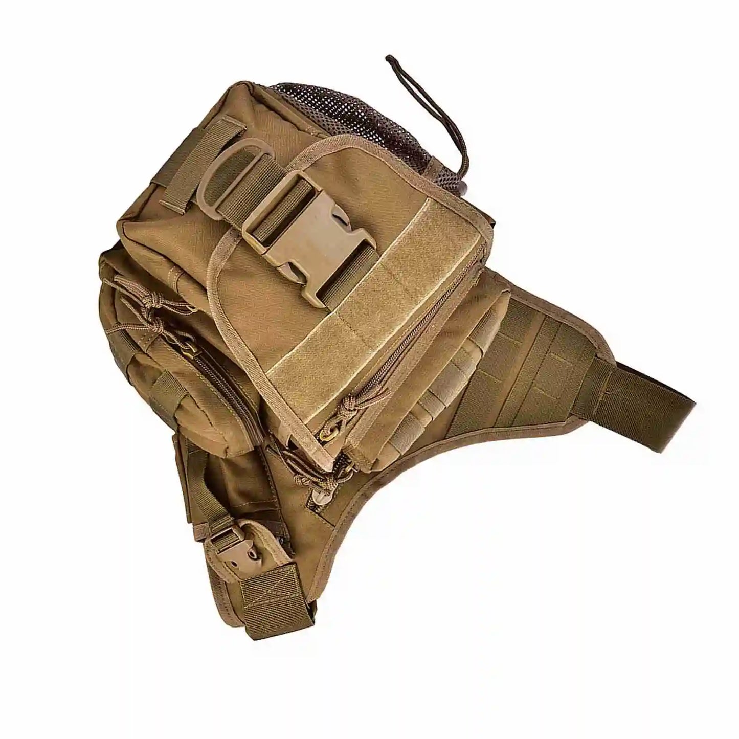 Men's Military Chest Shoulder Bag Pack for Travel Hiking Outdoor Use 2 Colors