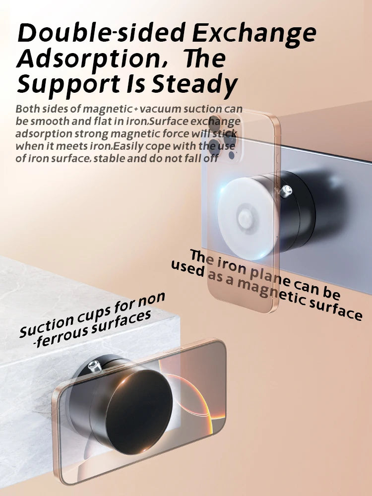 A2 Vacuum Suction Cup Mobile Phone Holder Multi-Scenario Use Best Gift for Friends