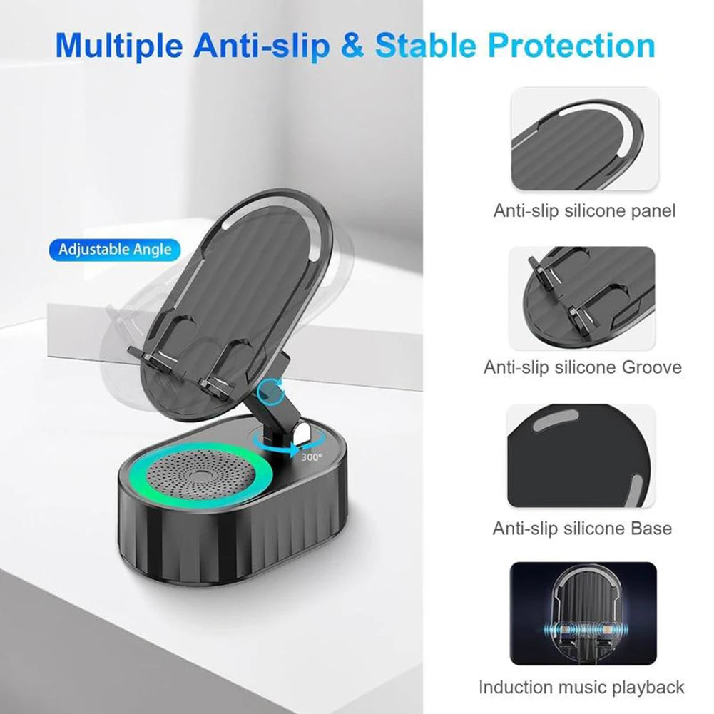 5 In 1 Bluetooth-Compatible Audios Power Banks Bracket