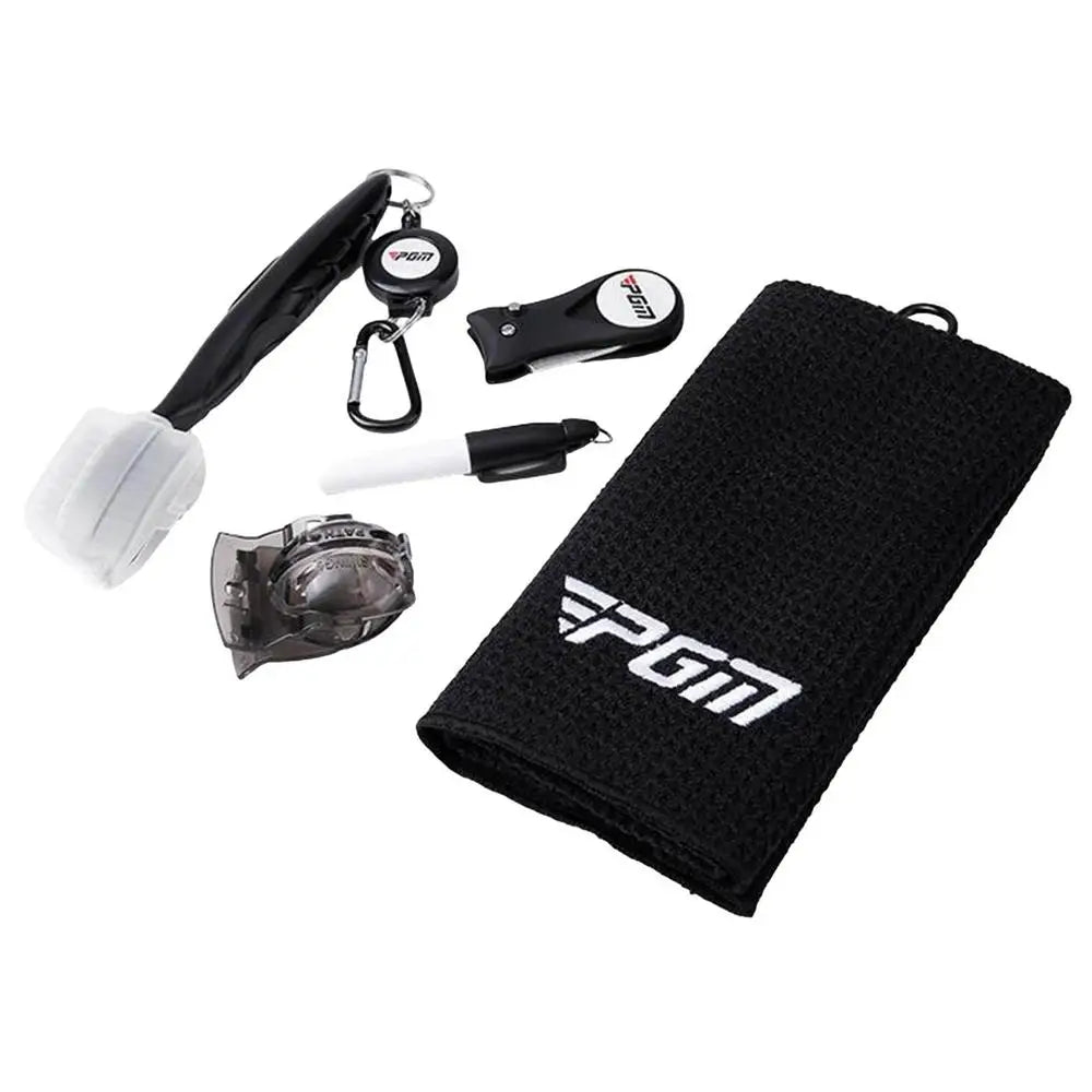 Golf Accessories Set Practical Portable Golfing Set Divot Repair Tool Golf Cleaning Kit Club Cleaning Brush for Men and Women