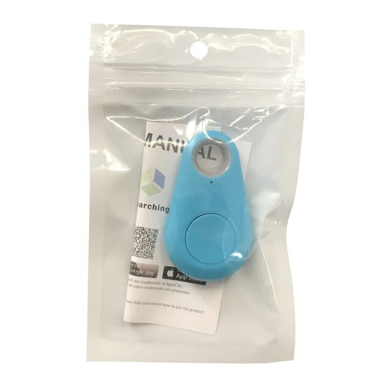 Mini GPS Locator Anti-Lost Alarm Smart Tag Bluetooth-Compatible Keychain Tracker for Dogs Pets and Children