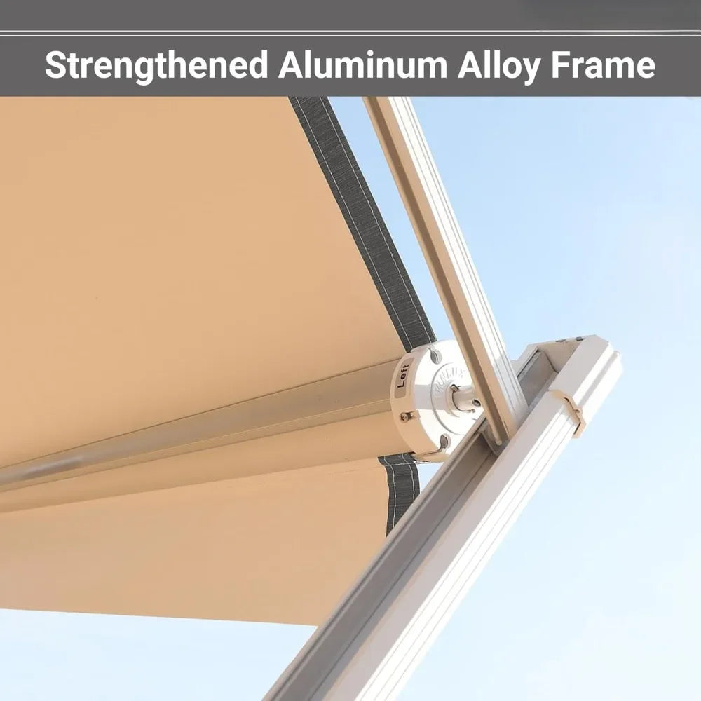 RV Awning Complete Kit Retractable Camper Awning for RV Trailers and 5th Wheels